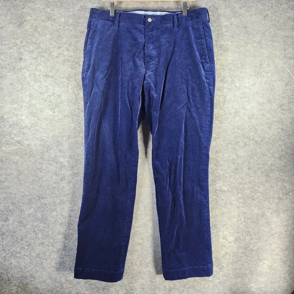 Polo Ralph Lauren Other - VTG Polo Ralph Lauren Men Royal Blue Corduroy Pants Classic Fit 36x30 Rare Y2K